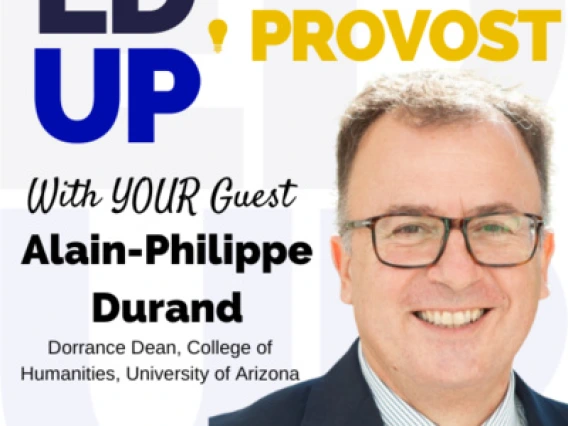 EdUp Provost with Alain-Philippe Durand