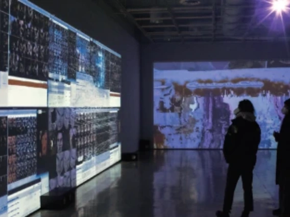 Art exhibit on display at the Fosdick-Nelson Gallery