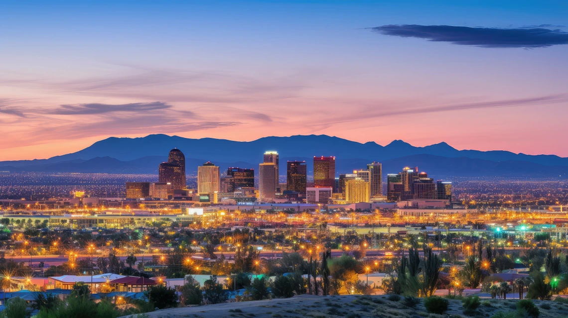 Image showing the skyline of Arizona