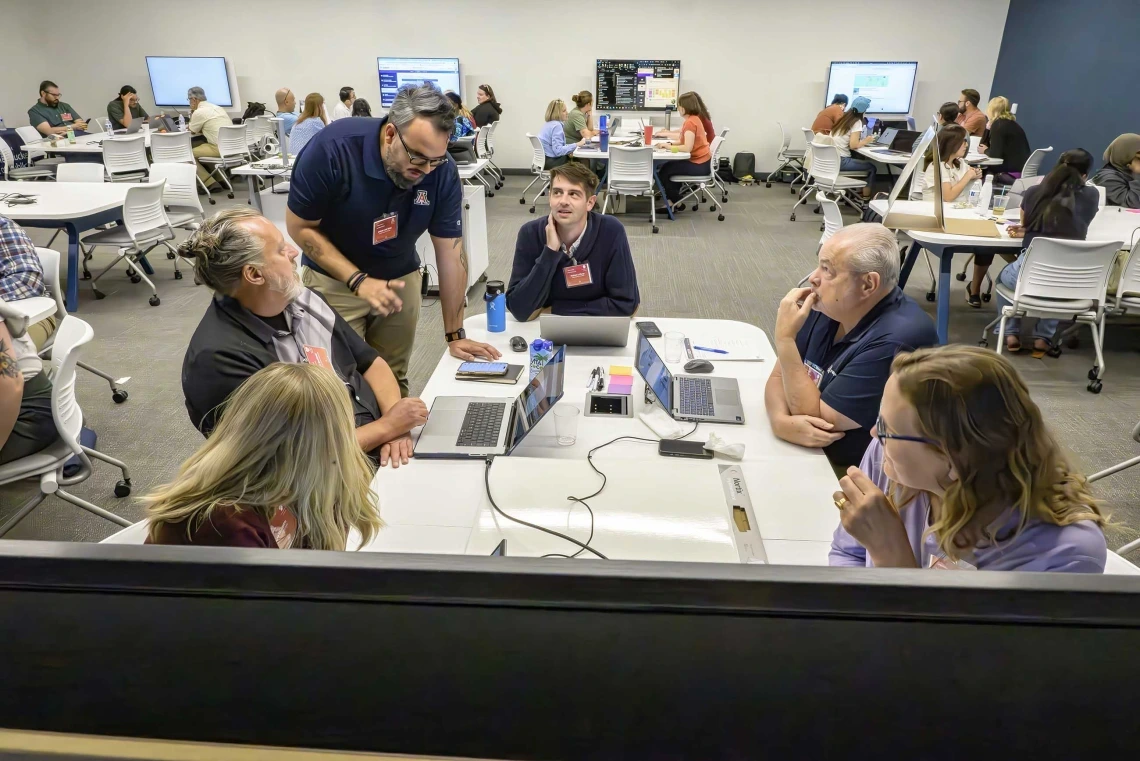 Photo of Public Health and AI Summer School session.