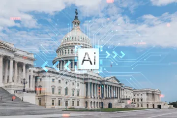 Image showing federal agency building and AI