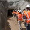 Photo of Students entering the University of Arizona San Xavier Mining Laboratory.  