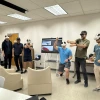 Students trying their XR applications during the implementation phase of their projects